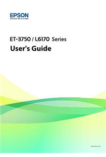 Epson EcoTank ET 3750 manual. Camera Instructions.